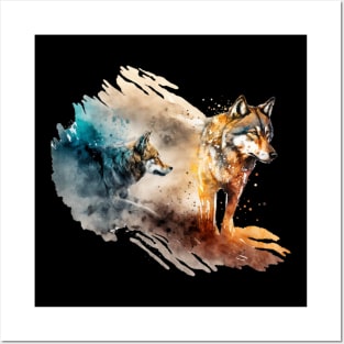 wolf is my spirit animal "nice" Posters and Art